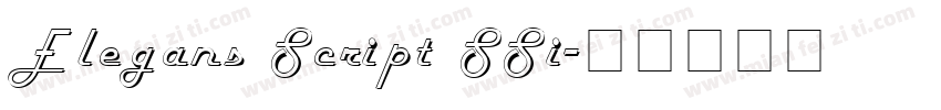 Elegans Script SSi字体转换